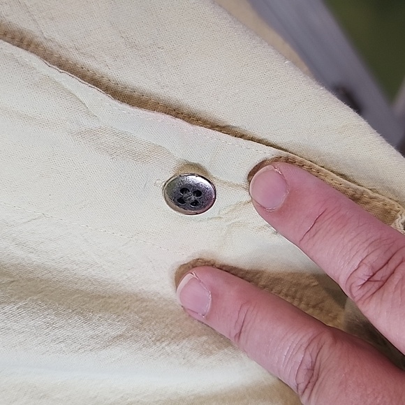 Avenue Basic 2 Piece Set Butter Yellow 100% Dessert Cotton Women's Size 20 - Picture 5 of 13